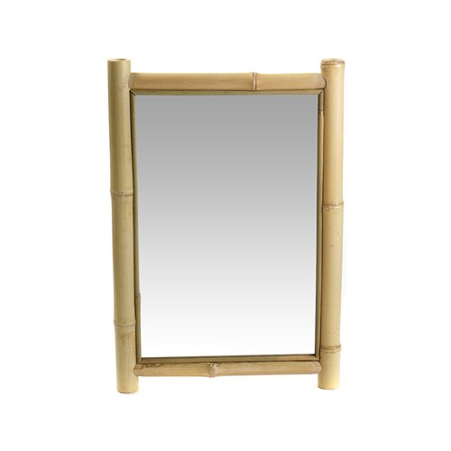 Fallo-mirror frame in bamboo ms