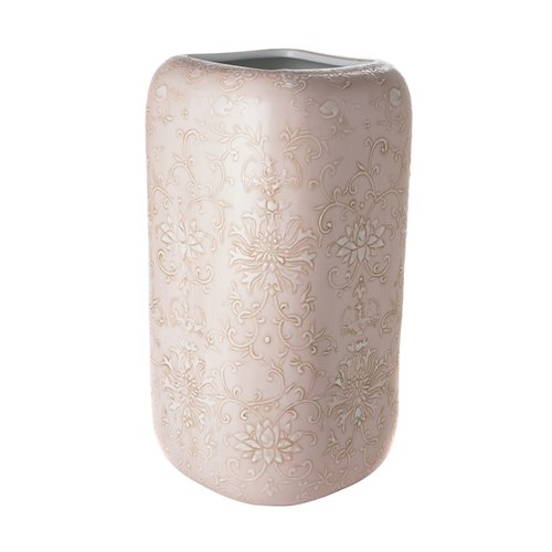 Straight vase light pink floral